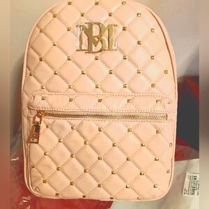 Badgley Mischka Quilted Backpack